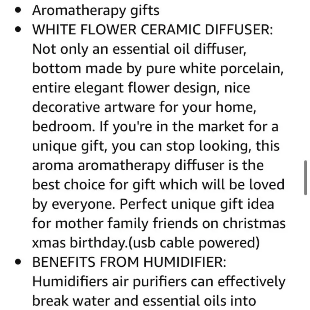 Ceramic Essential Oil Diffuser